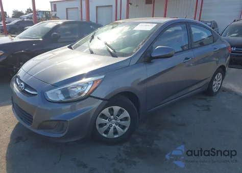 2016 Hyundai Accent Se z USA, uszkodzony, nr VIN KMHCT4AE4GU001432